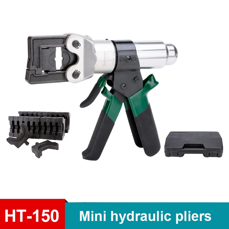 

HT-150 Mini Hydraulic Cable Crimping Tool 4-150mm2 Hydraulic Compression Tool for Copper Aluminium Conductor