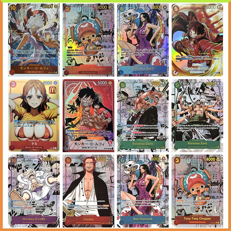 Anime Goddess Story DIY ACG Tabletop Battle Games Glitter Hancock Shanks Luffy Toys for boys Collectible Cards Birthday Present