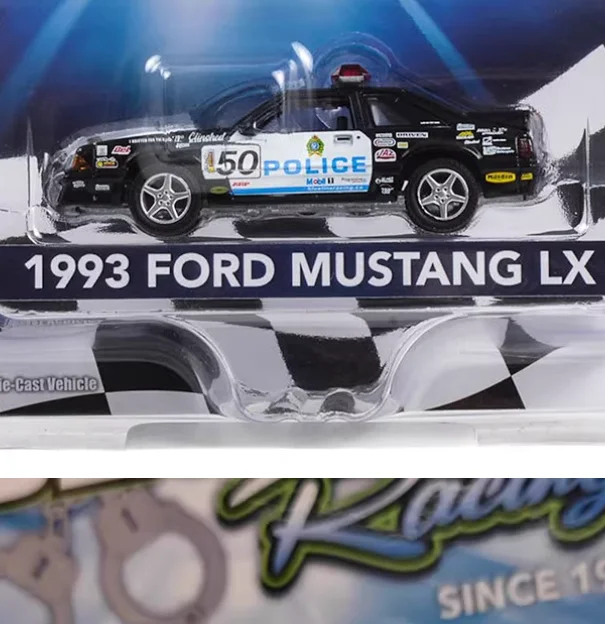 

1:64 1993 Ford Mustang LX - Edmonton Police, Alberta, Canada 30368 Advanced Car Model Collectibles