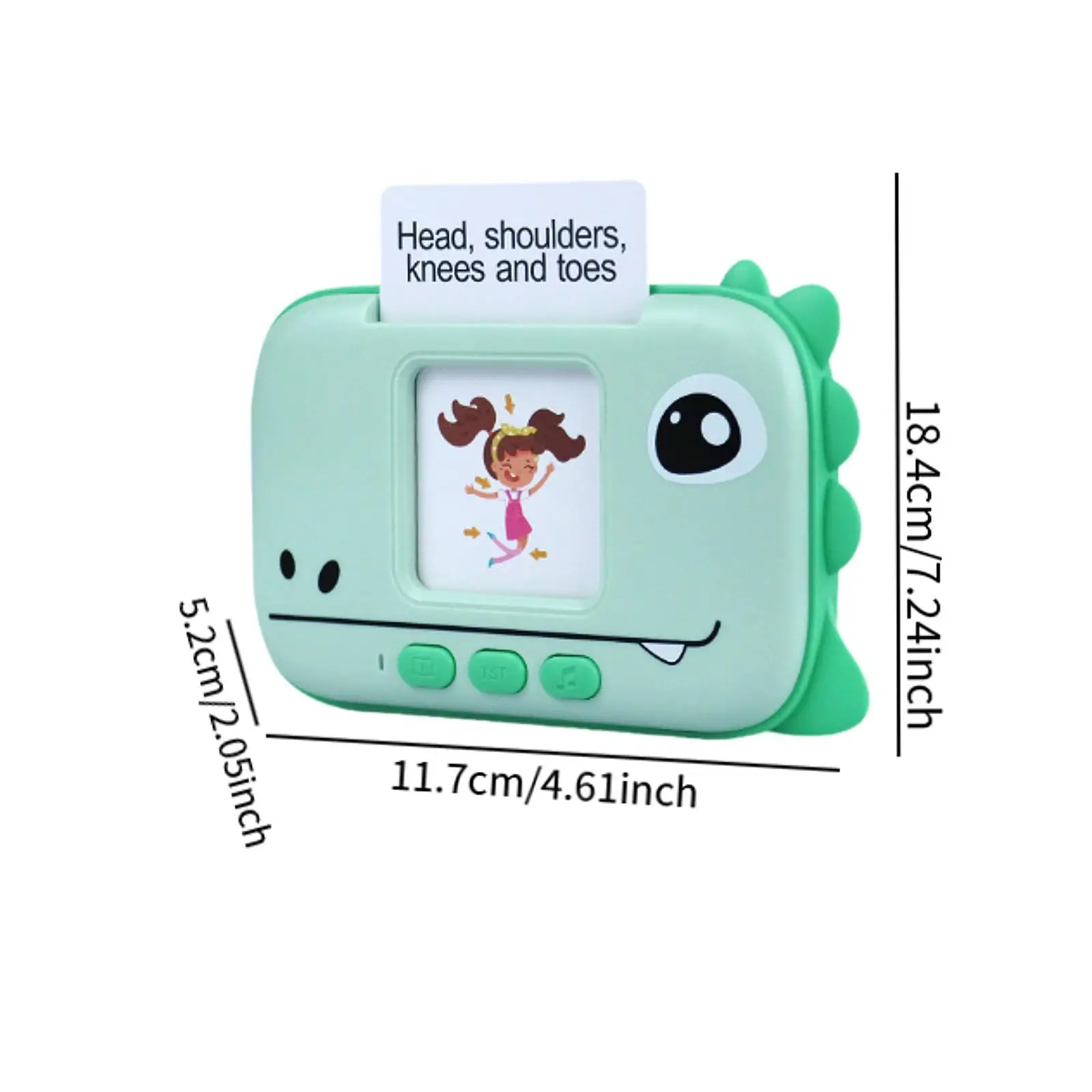 Máquina de lectura de juguete, juguete interactivo de aprendizaje educativo, juguete de estudio Montessori para niños de guardería, regalo para niños pequeños y niñas