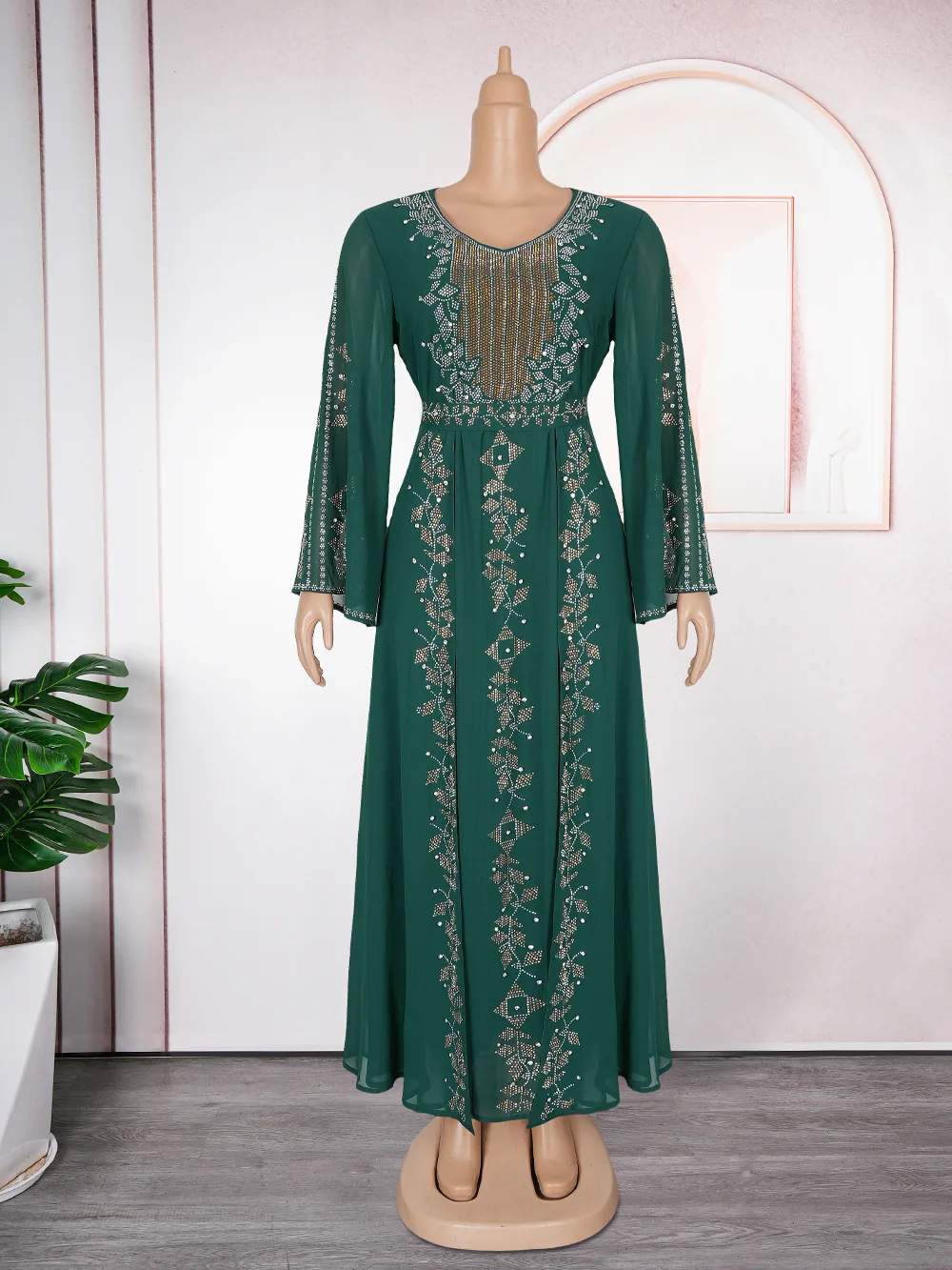 2025 Abayas para mujeres Dubai lujo africano musulmán moda vestido caftán Marocain vestidos de fiesta de noche Boubou Robe Djellaba Mujer