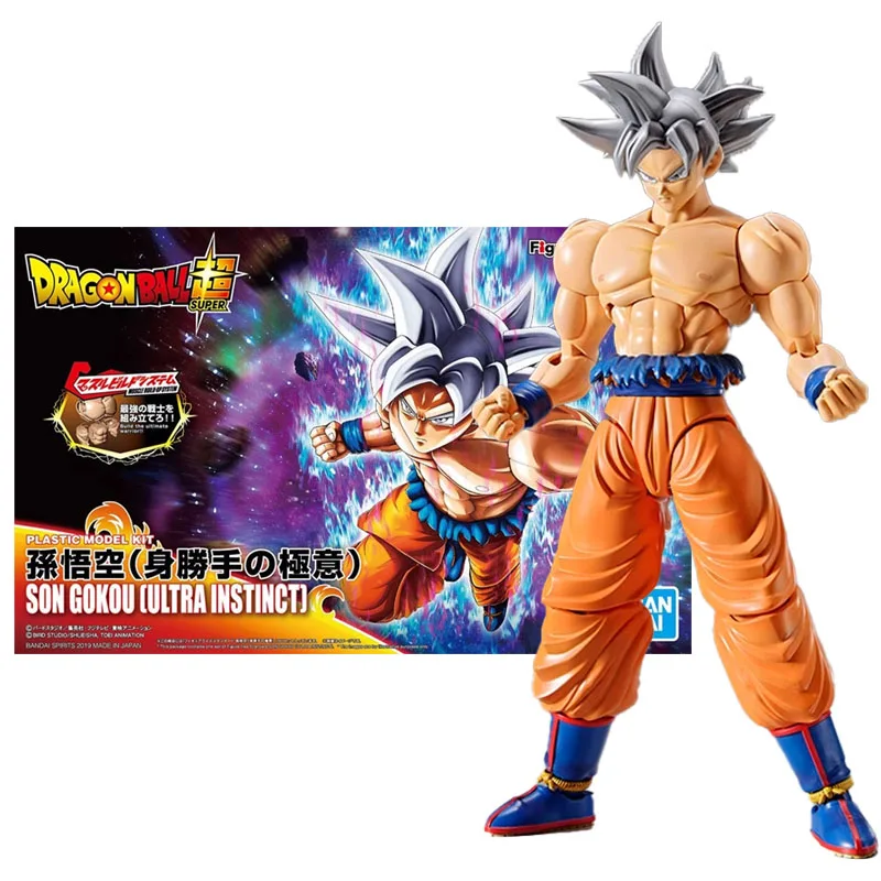 

Bandai Genuine Dragon Ball Super Model Kit Figure-rise Standard Son Gokou Ultra Instinct Collection Action Toy Figure Hobby Gift