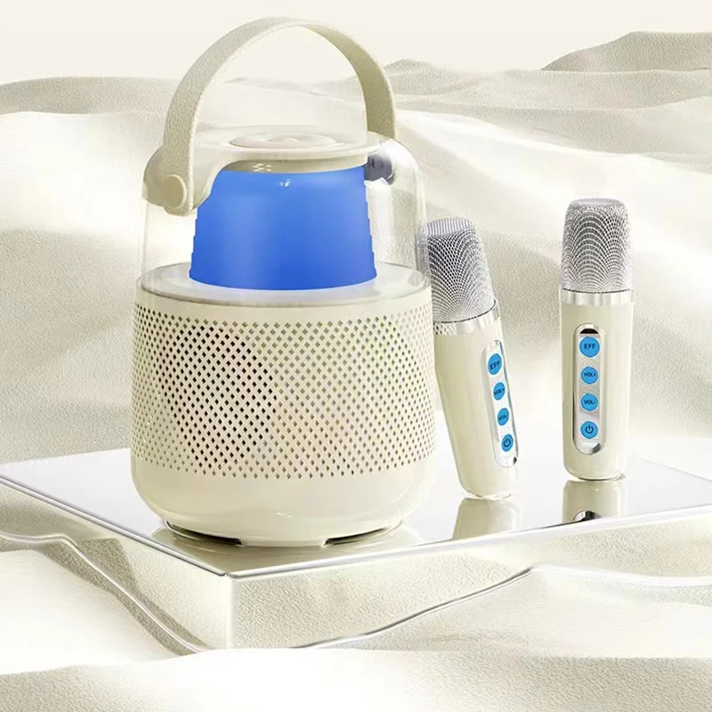 

Портативный беспроводной bluetooth-динамик с двумя микрофонами