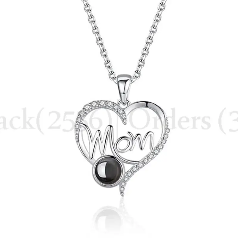 I Love You Mom Necklace In 100 Languages -Mothers Day Gifts For Mom Valentines Day Christmas Birthday Mom Gifts