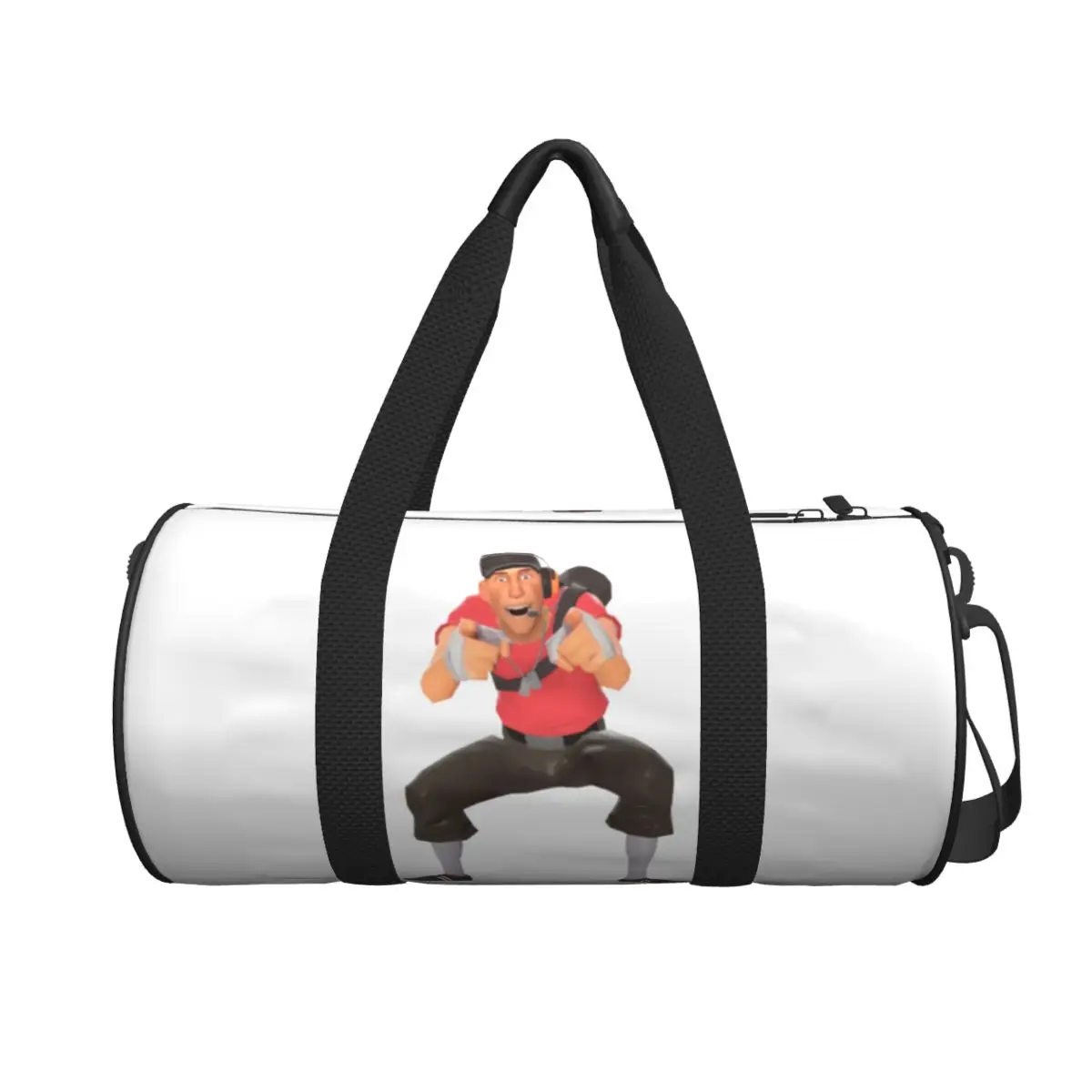 

Tf2 Scout Laugh Team Fortress 2 Large Duffle Gym Bag Multi-Functional Duffle Travel Bags Handbags Fitness bag
