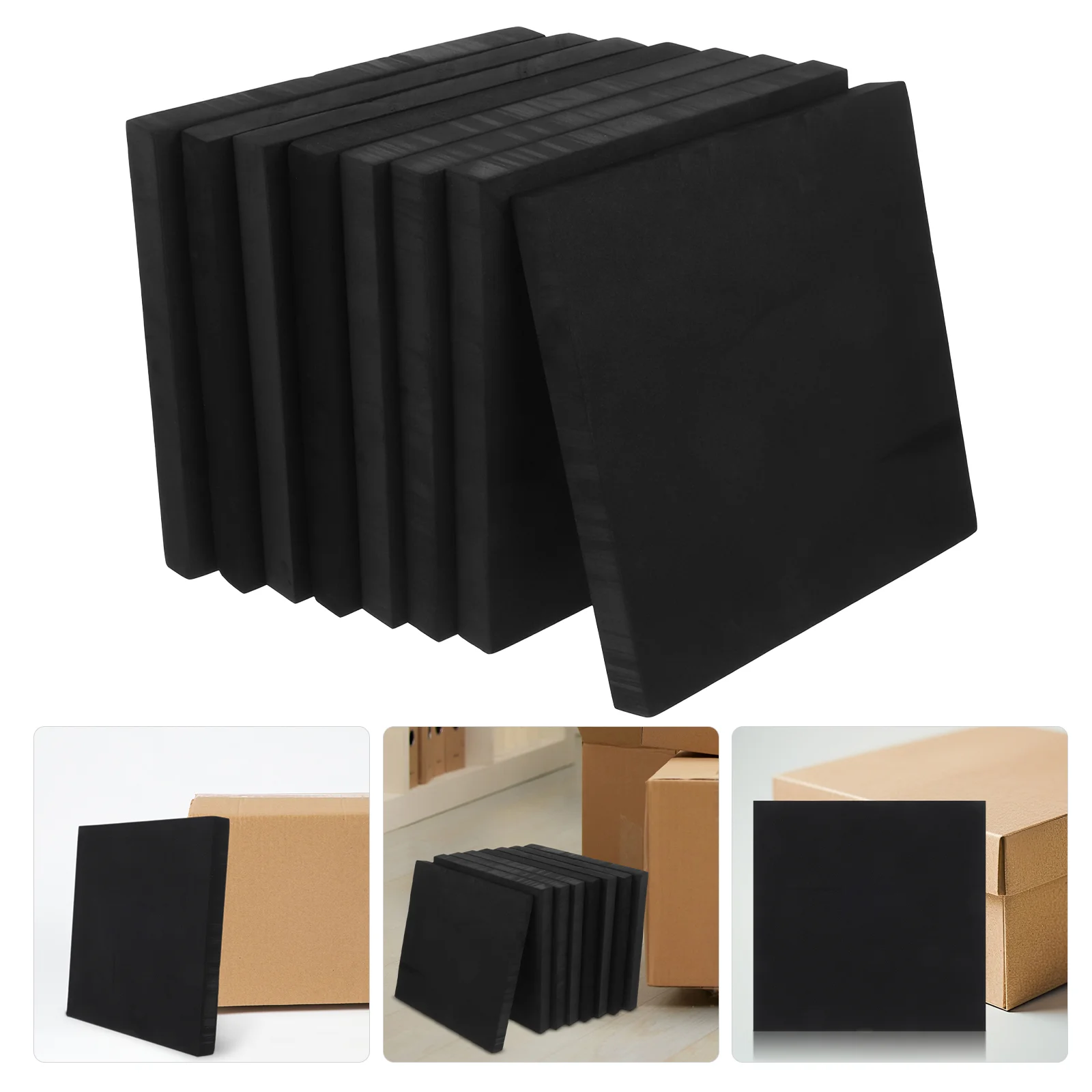 8 Pcs Foam Pad Packing Mats Inserts for Shipping Material Padding Case Cuttable Packaging Mailing