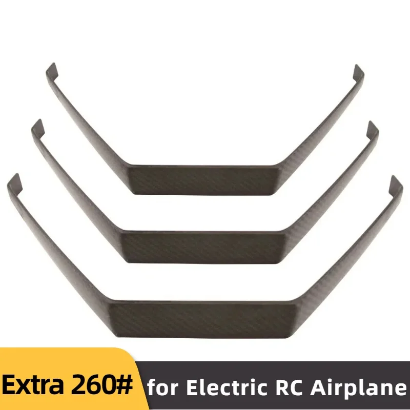 Carbon Fiber Landing Gear, Material rodante para modelo de avião RC elétrico, Extra 260 #, 30E, 50E, 70E, 1Pc