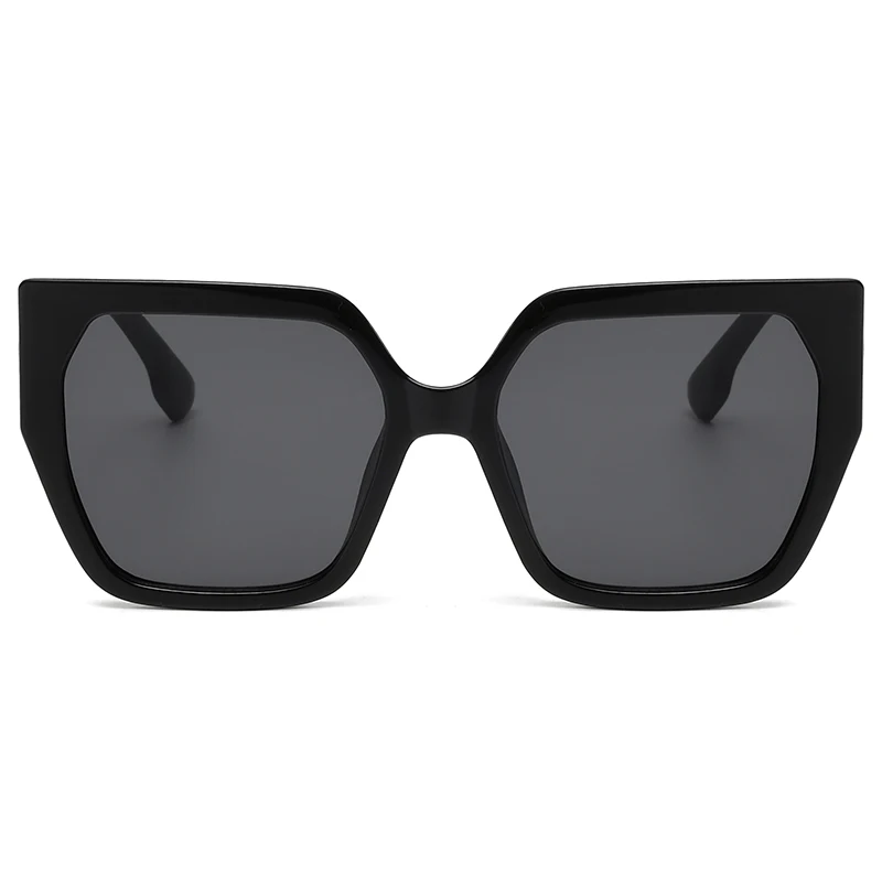 Велосипедные 2 шт., многоугольные солнцезащитные очки в большой оправе для мужчин и женщин, модные солнцезащитные очки простого дизайна, популярные оттенки, очки с разноцветными линзами