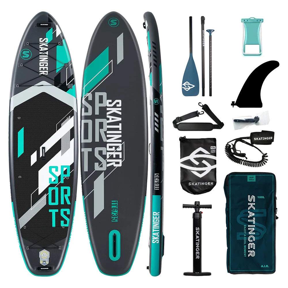 

SKATINGER 11'6''x35''x6'' Inflatable Paddle Board for Adults Waterproof Standing Style SUP Board with Accessories for Aquatic