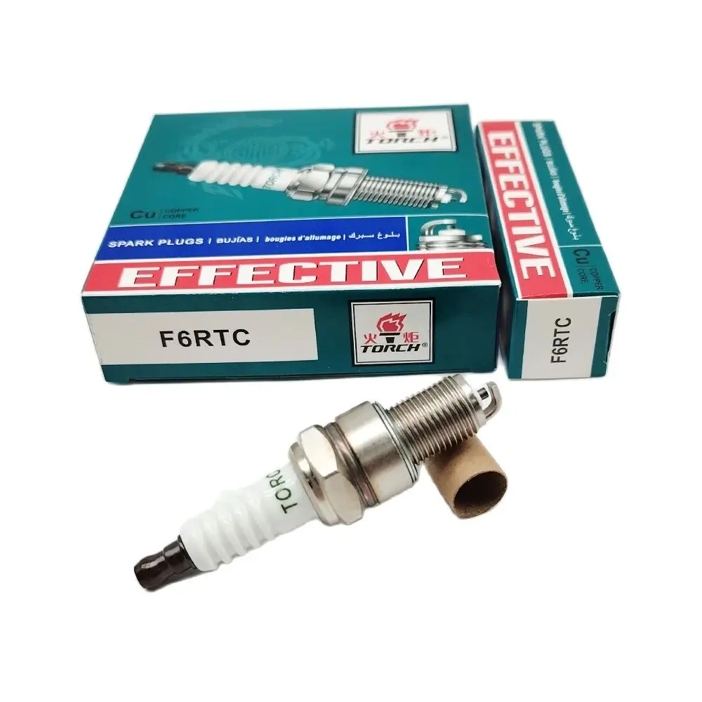 TORCH F6RTC Spark Plug NGK BPR6ES For Bosch WR6DC WR7DC for Champion RN9YC RN10YC Spark Plug,for Honda Gx160 Gx200 GX 270 Gx390