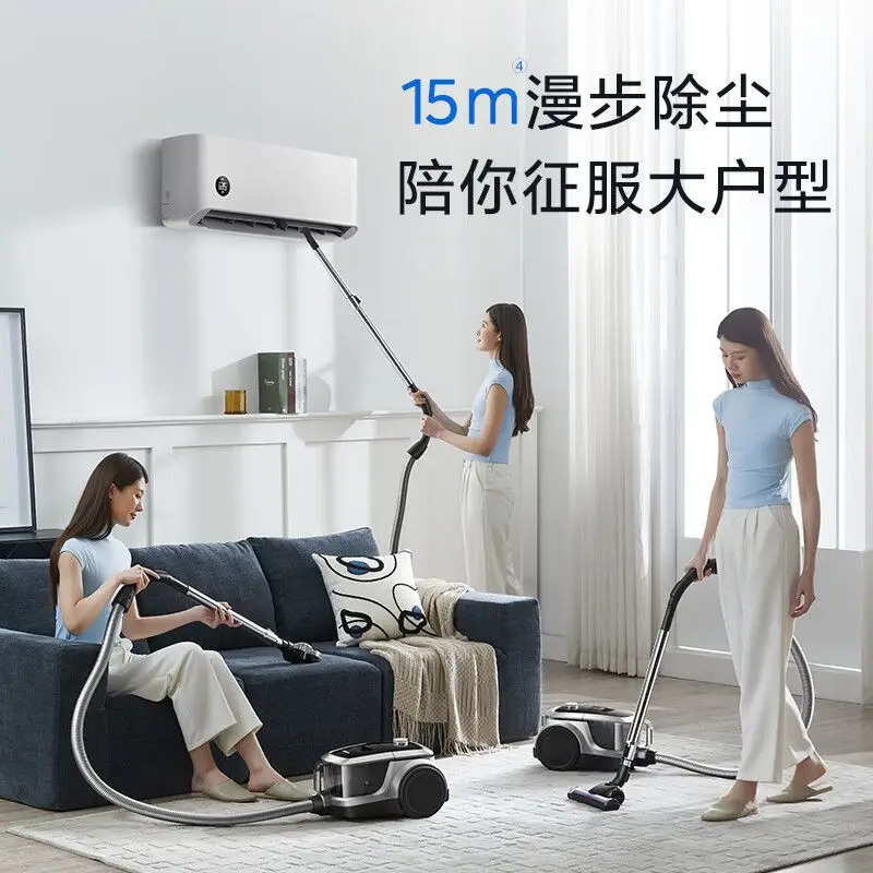 مكنسة كهربائية أفقية للاستخدام المنزلي، شفط قوي وإزالة العث، مكنسة كهربائية سلكية عالية الطاقة