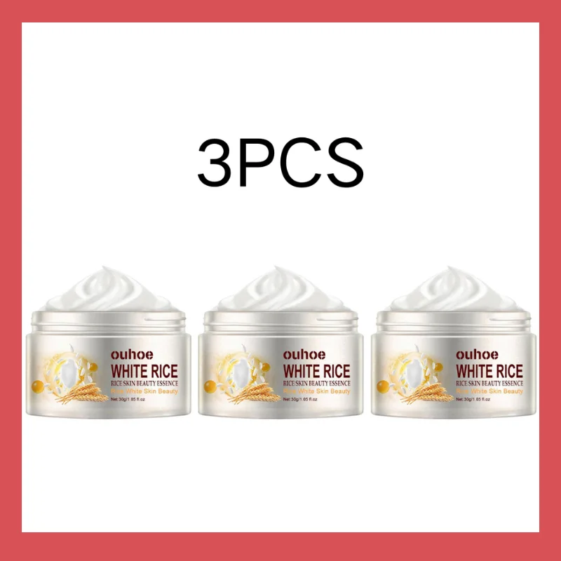 3Pcs Rice Face Cream Anti-wrinkle Acne Melasma Treatment Pigmentation Whitening Face Lifting Beauty Moisturizer Korean Cosmetics