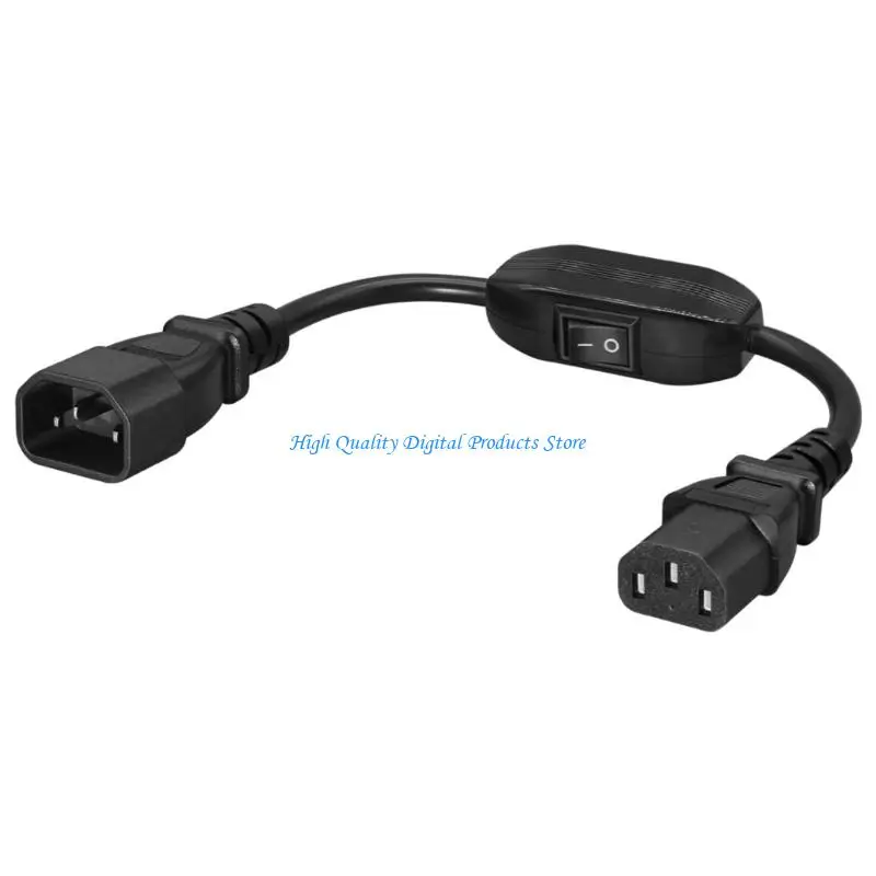 U2JE Flexible C14 to C13 Power Cord with Switches Computers Accessories for Servers