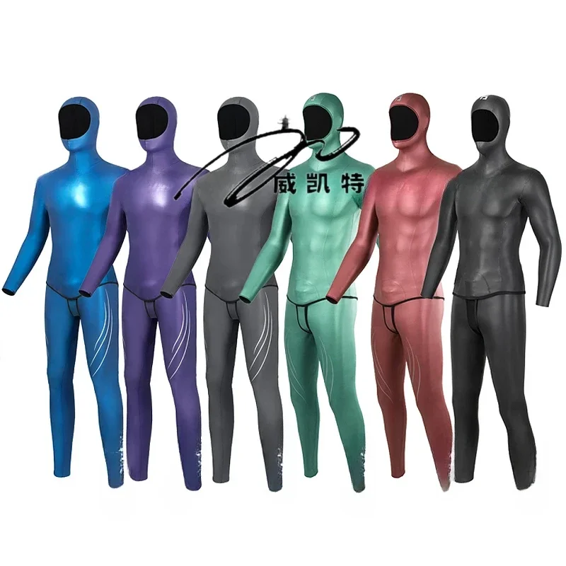 FR001-FR005 series 3mm chloroprene rubber diving suit, customizable color for free diving suit