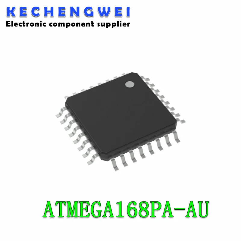 5pcs/lot ATMEGA168PA-AU MEGA168PA MCU AVR 16KB FLASH 20MHZ TQFP32