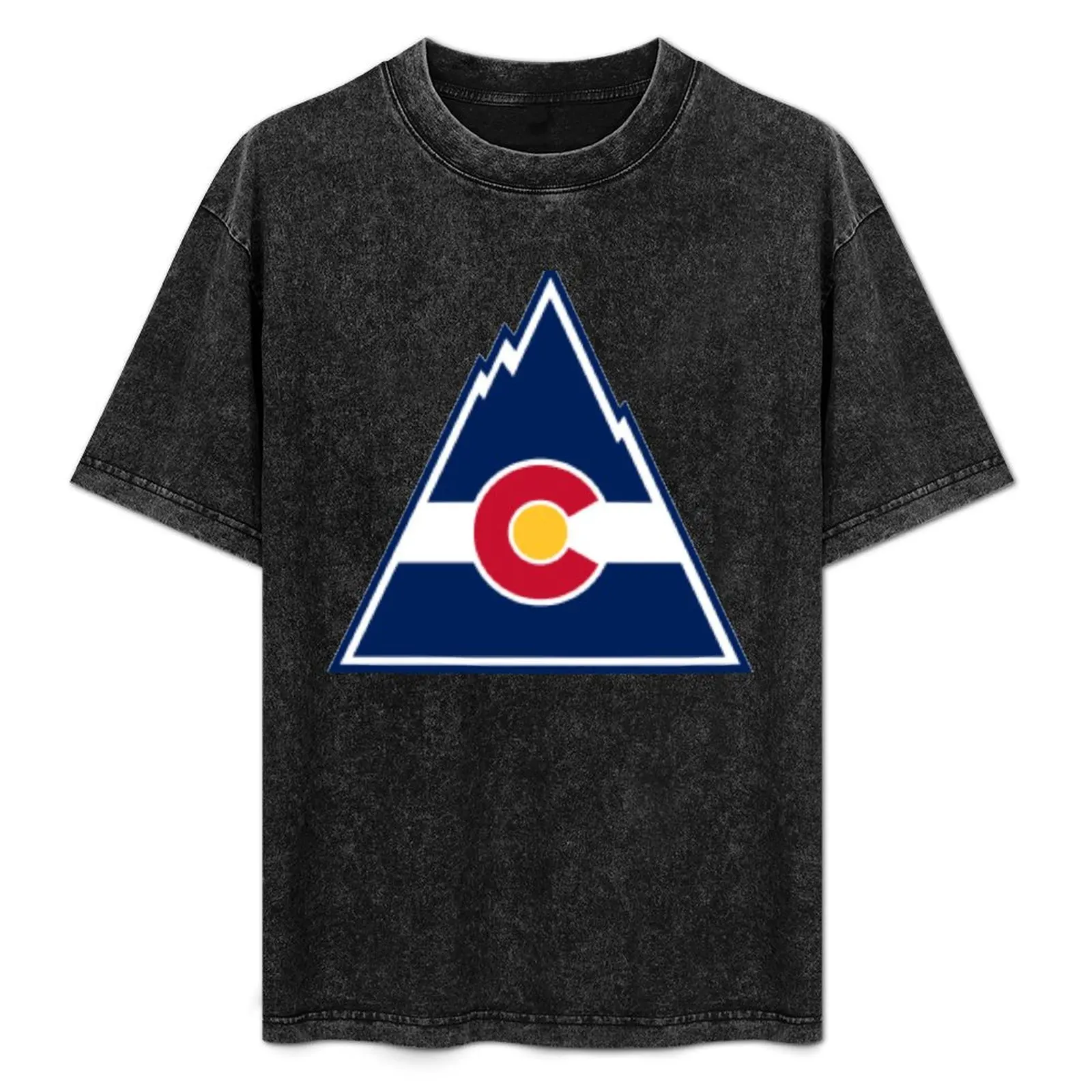 

Vintage Colorado Hockey - Retro Rockies T-Shirt summer shirt vintage t shirts Luxury man mens t shirts