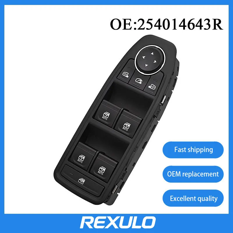 254014643R for Renault Captur CLIO left-hand drive electric glass lifter switch