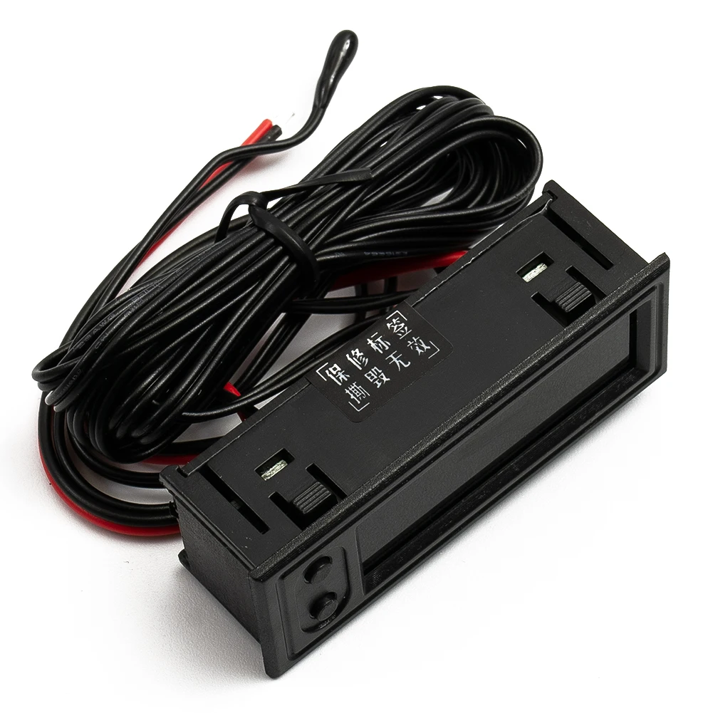 Gauges Car Voltmeter Office Garden Red Parts DC 5-27V 12V 3in1 Thermometer Accessories Clock LED Digital Display
