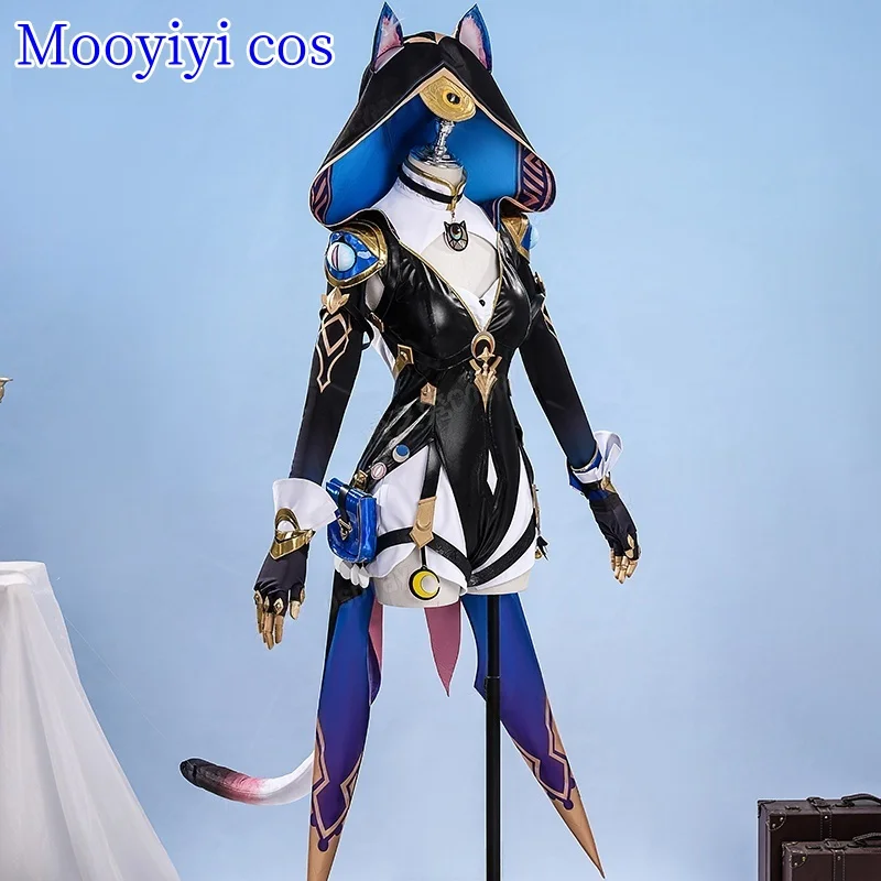 لعبة جديدة هونكاي: ستار ريل تشفير أزياء تنكرية لحفلات الهالوين وعيد الميلاد والمعرض الهزلي Cifera XS-XXL تنورة مثيرة