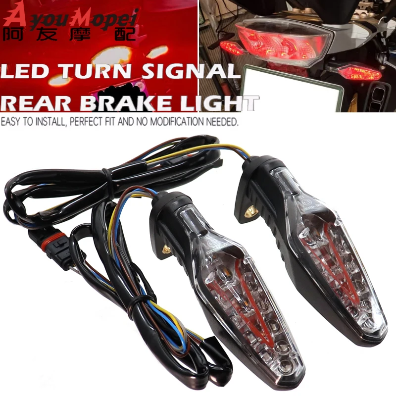 

Для BMW G310GS G310R F900 R/XR R1300 R1250 R1200 GS F750GS F850GS/ADV S1000RR R NineT мотоциклетная мигалка светодиодный указатель поворота