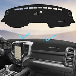 Car Dashboard Pad For Dodge Ram 1500 2500 3500 2019 2020-2024 Dash Mat Sunshade Non-slip Dustproof Protector Cover Accessories