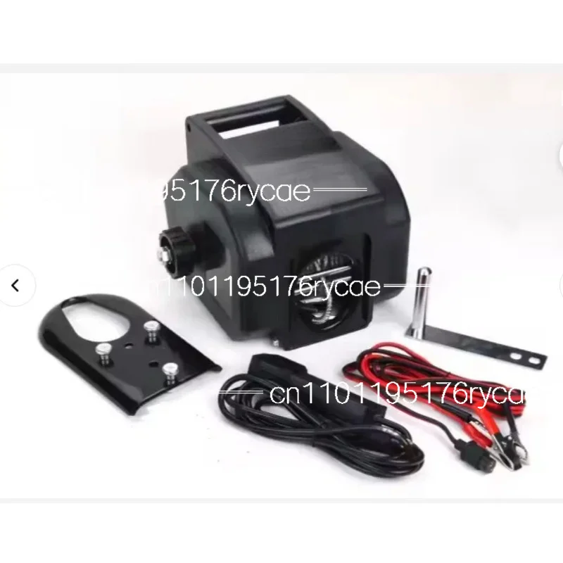 12V Portable Electric  Portable Electric Winch 3500 Pounds Marine Electric Winch