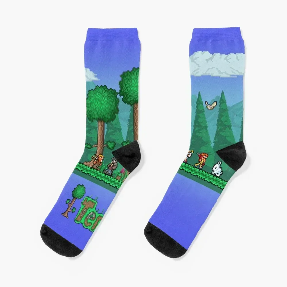 

Terraria - Indie Game Socks winter Stockings compression FASHION essential Women Socks Men's