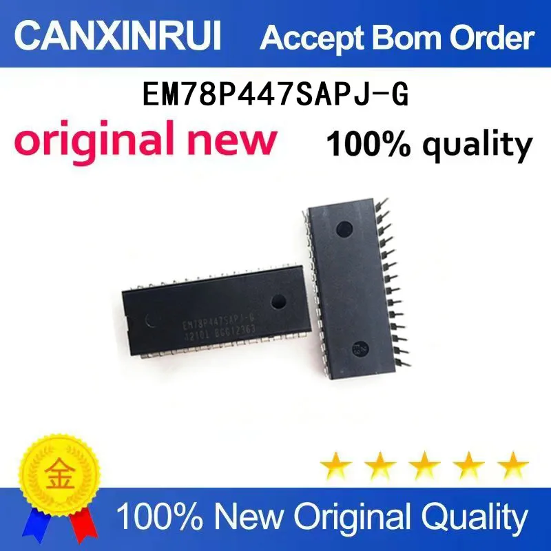 

(5-100 Pieces) Brand new original EM78P447SAPJ-G TSOP spot chip IC