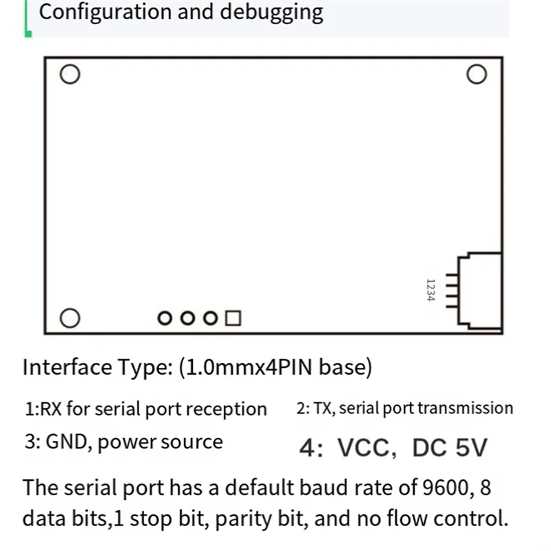 A003 HLK-LD7901B 79G Water Level Detection Sensor LD7901B Millimeter Wave Radar Sensor Module Non-Contact