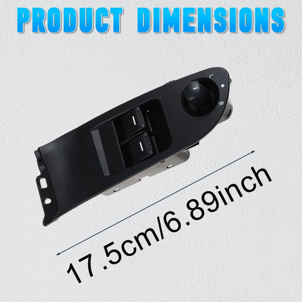FBF7510NBB, WS133BL Front Right Driver Side Power Window Control Switch Button  For Ford Falcon FG Ute 2008-2014
