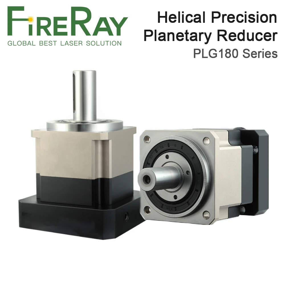 

Helical Tooth Planetary Reducer PLG180 Gearbox Ratio 5:1-100:1 High Precision Gear Motor Shaft Dia.42mm 800N.m 1000N.m 180x180mm