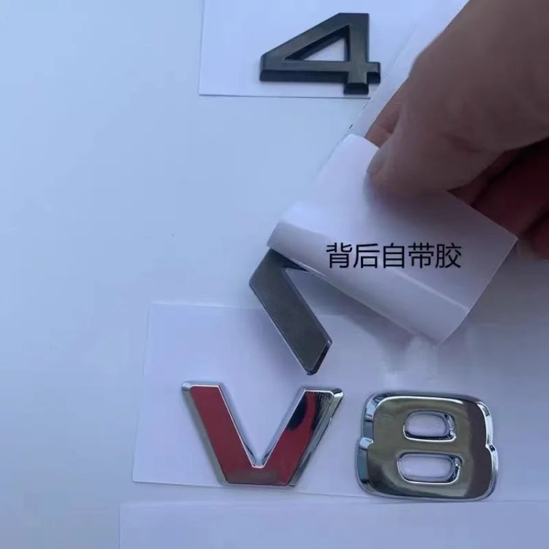 For Nissan Patrol Y62 5.6 Displacement Standard  5.6L Rear Tail Logo  Refit  V8 Emblem  Car Body Stickers  Fender Side Label