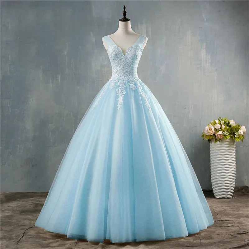 

2026 New Elegant Ball Gown Wedding Dresses for Brides Women V Neck Lace Party Evening Prom Dress Luxury Special Occasion Dresses