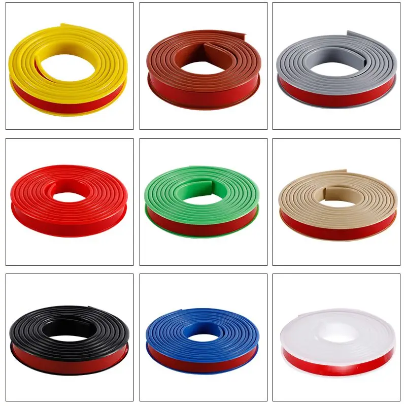 10M U-Shape Edge Banding, TPE Self Adhesive Veneer Edging Trim Flexible Edge Protector, DIY Furniture Edge Strip for Countertop