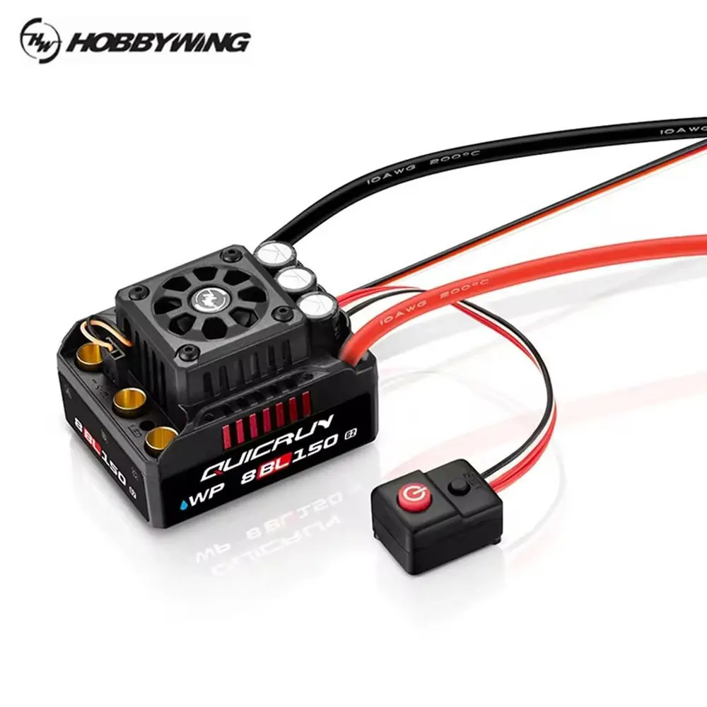 

HOBBYWING QuicRun WP 8BL150 G2 3-6S 150A Brushless ESC for 1/8 RC Model Car LCD LED ESC Program Card Buggy Accessories