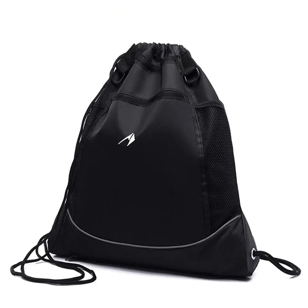 1 pçs grande capacidade mochila de basquete conveniente leve cordão mochila portátil ginásio saco esportivo acessórios ginásio