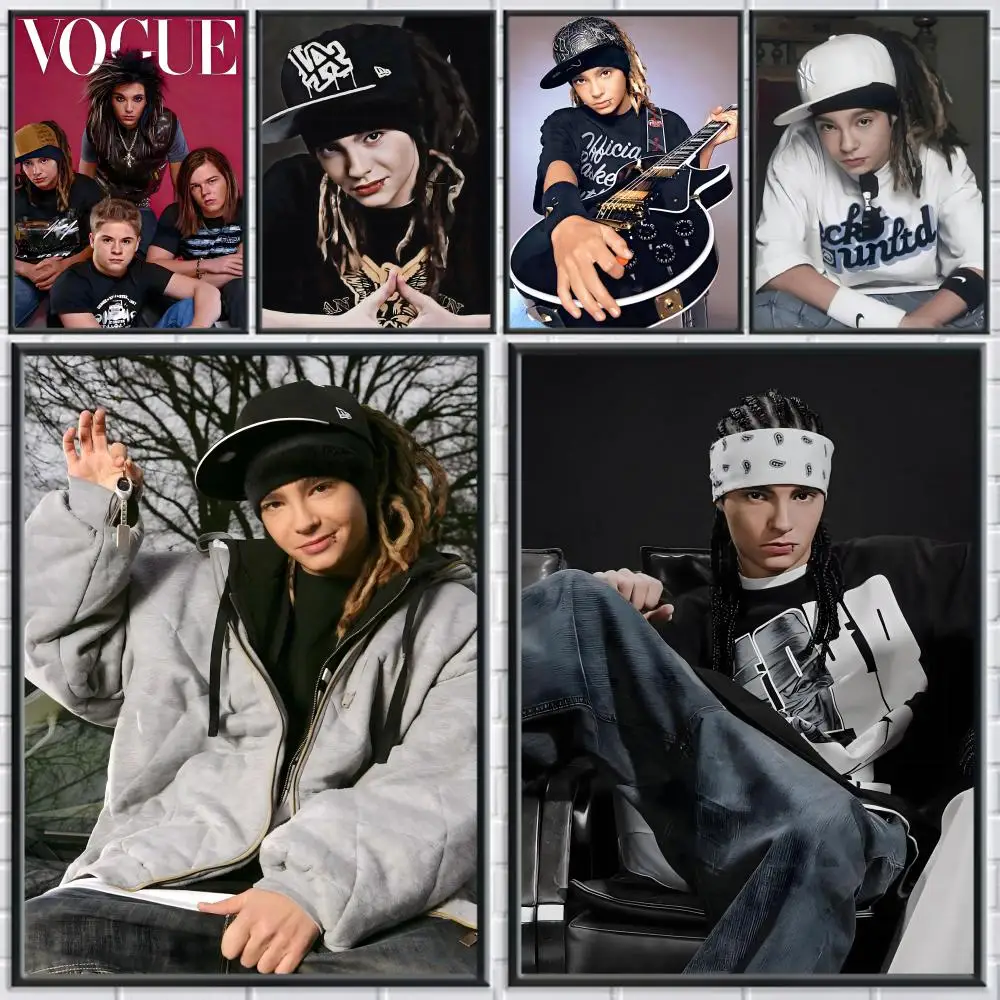 Póster de hotel T-Tom Kaulitz T-Tokio, pegatina perfecta, arte de pared autoadhesivo diseñado para espacios de comedor de oficina en casa