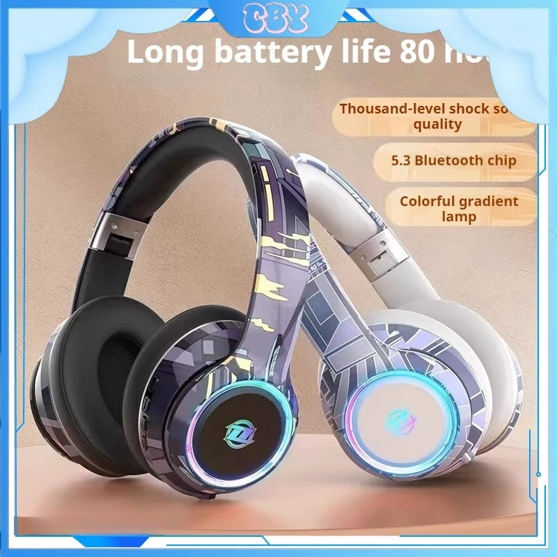 

Berlin Voice Head Mounted Bluetooth Wireless Earphones Suitable Music Laptops Gaming E-Sports Noise Reduction Sound Insulation