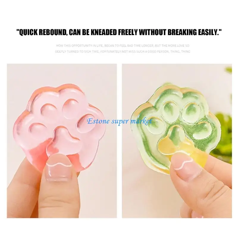 090B Fun Venting Toy Soft Slow Rebounding Sensory Game Squeeze Stress Soft Bounce Cats Paws Fun Photo Props
