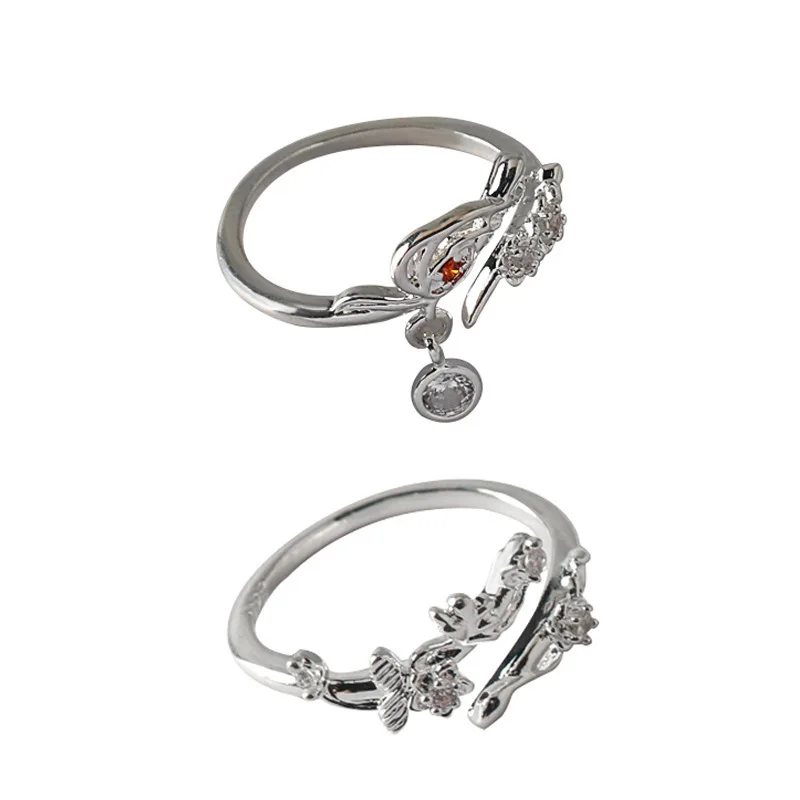 تيان غوان Ci Fu/السماء الرسمية نعمة الفراشة أقراط شيه ليان هوا تشنغ خواتم استرخى أقراط أنيمي تأثيري هدية