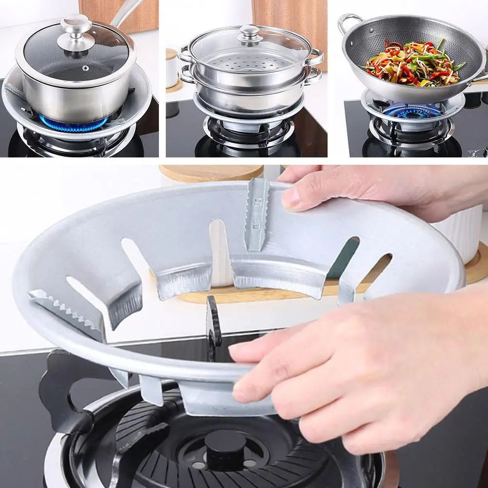 1PC Stove Frame Metal Bracket Gas Wok Stove Burner Gas Stove Accessories, Rack Anti Bracket Pot Stove Covers Slip Small W8J1