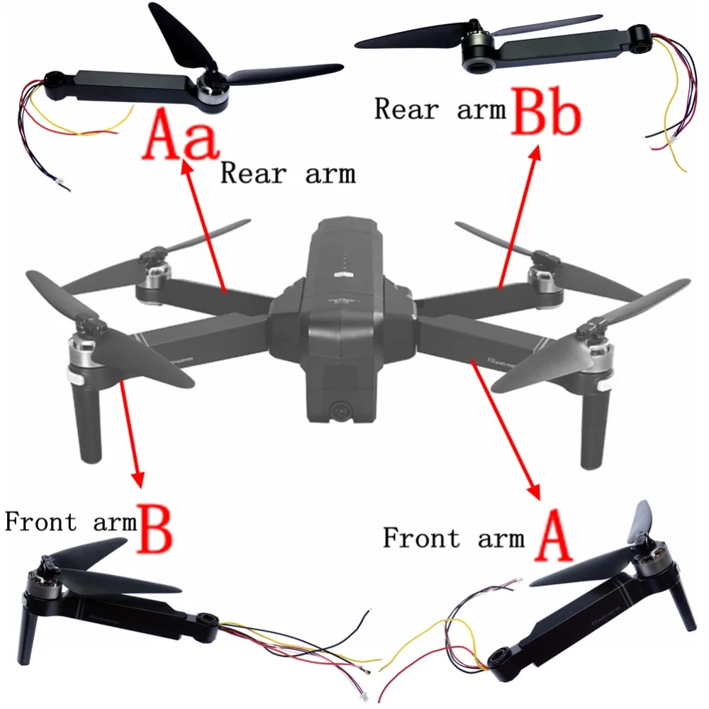 SJRC F11 SJR/C F11 RC Quadcopter Drone Original Spare Part Motor Arm Propeller Blade Body Shell Remote Controller