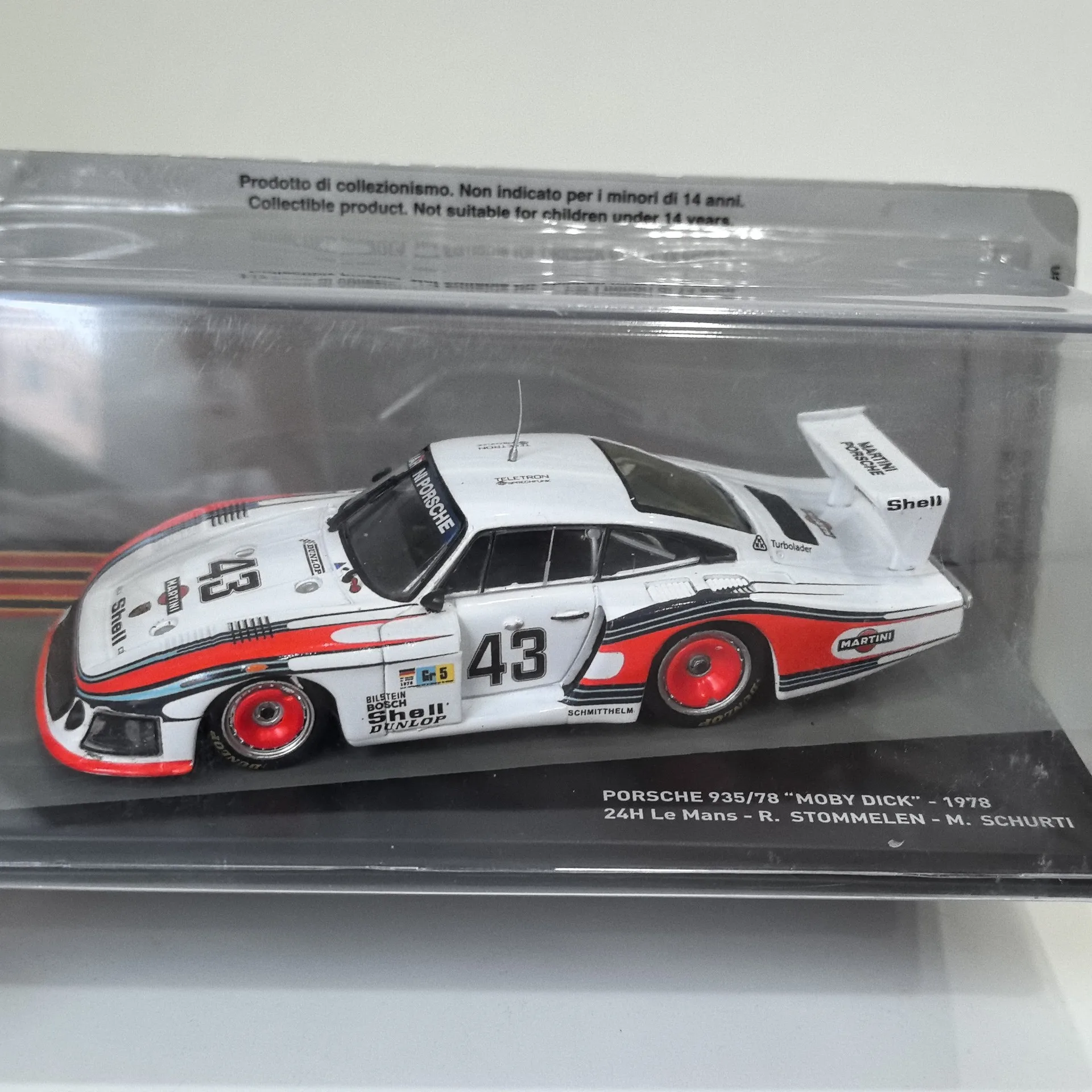 Diecast IXO 1/43 Scale PORSCHE 935 78 # 43 1978 Racing 60 Alloy Car Model
