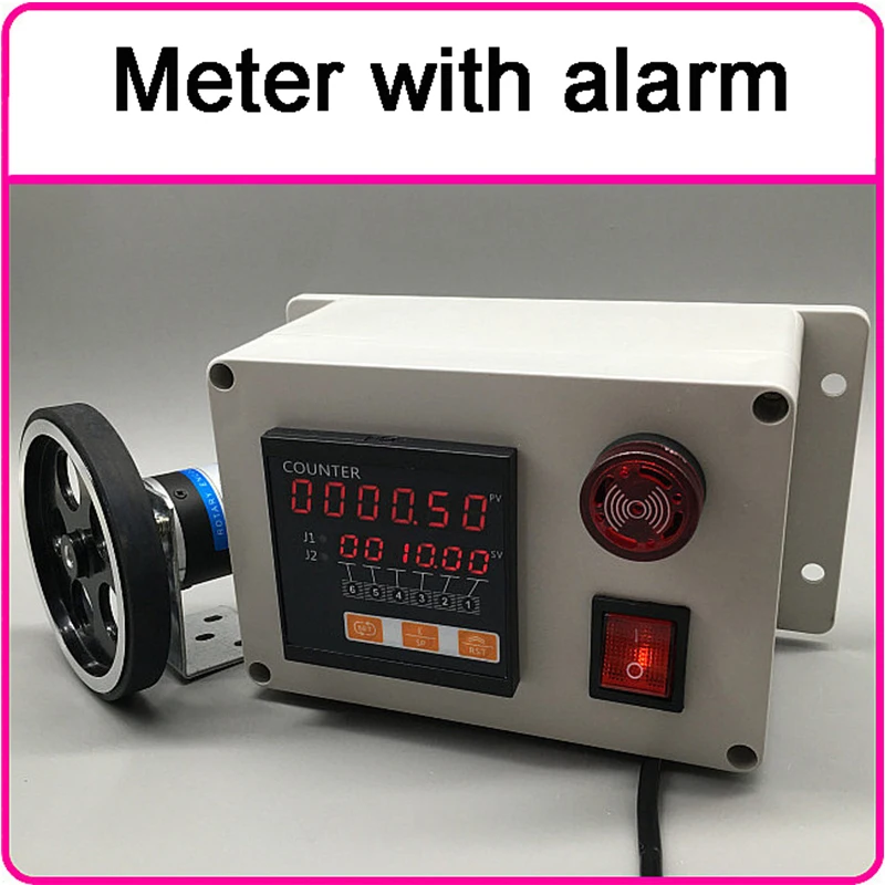 SCN-P62 Rolling Wheel Electronic Digital Meter Counter 12V/24V/220V Length Measurement Test Equipment Automatic Coder