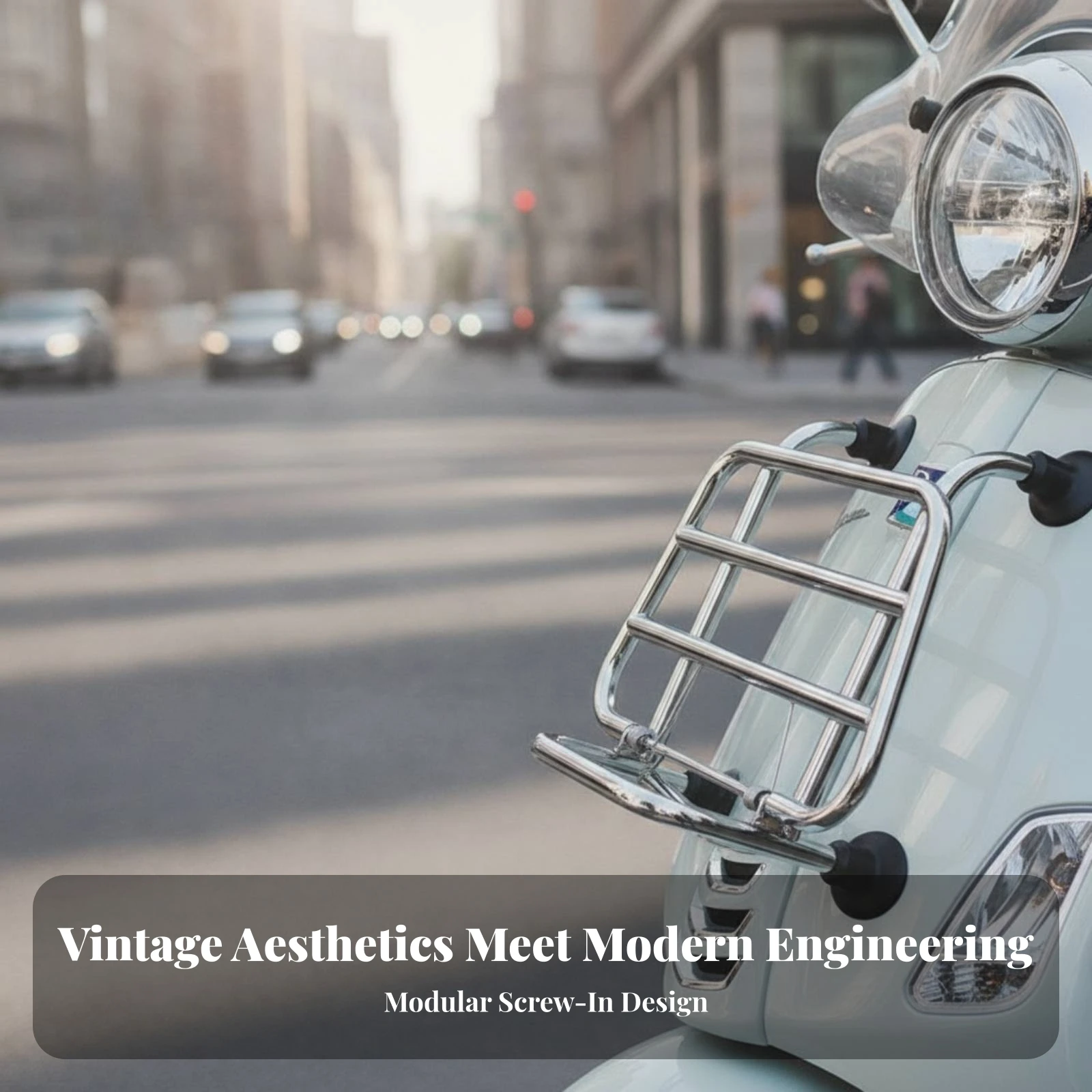 Front Luggage Rack with Mounting Hardware Corrosion-Resistant Front Luggage Rack Rustproof Sturdy for Commuters, Short Trips