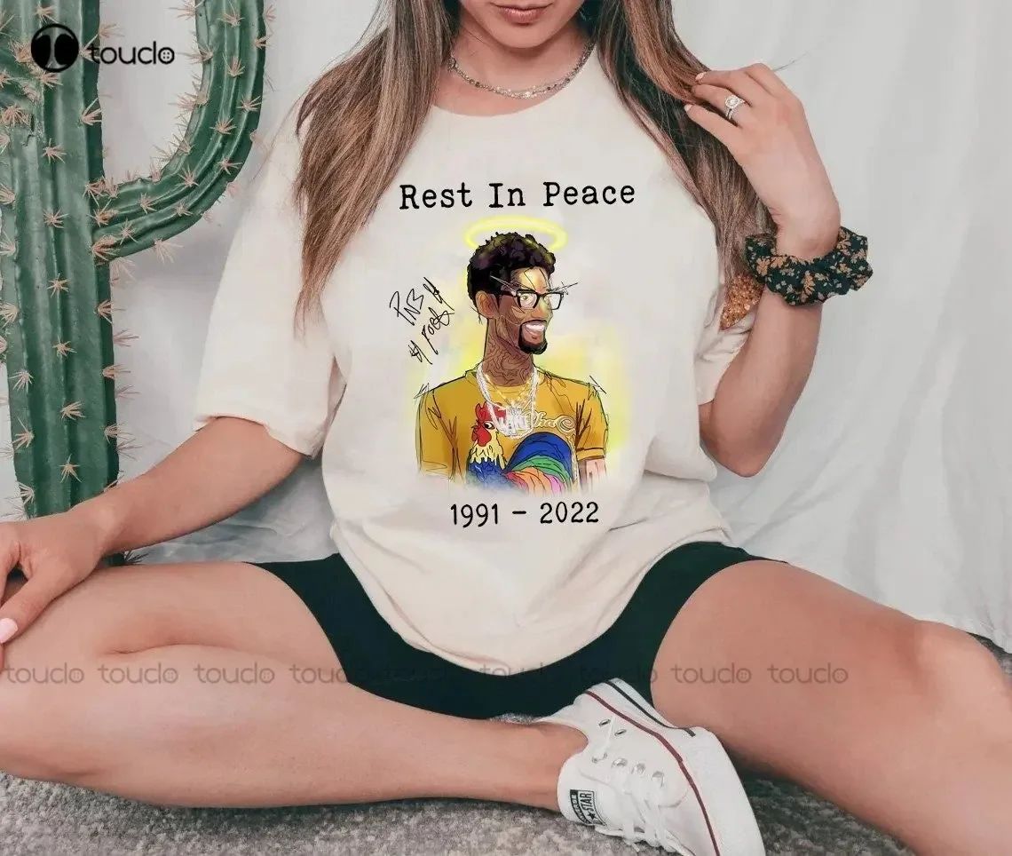 Rip Pnb Rock Shirt Rest In Peace T-Shirt Pnb Rock 1991 - 2022 Shirt Commemorative Tee Shirt Xs-5Xl