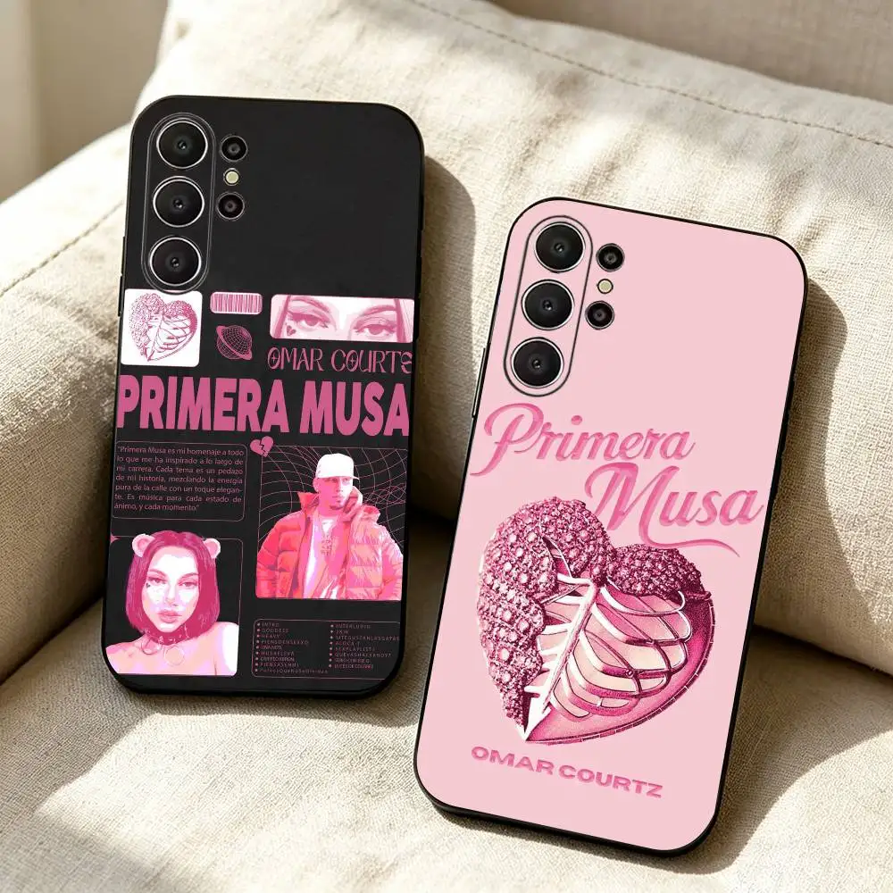 Primera Musa O-Omar  Courtz   Soft Silicone Case for Samsung S26, S24, S21, S22, S23, S30, Ultra,  Plus, FE, Lite-Black