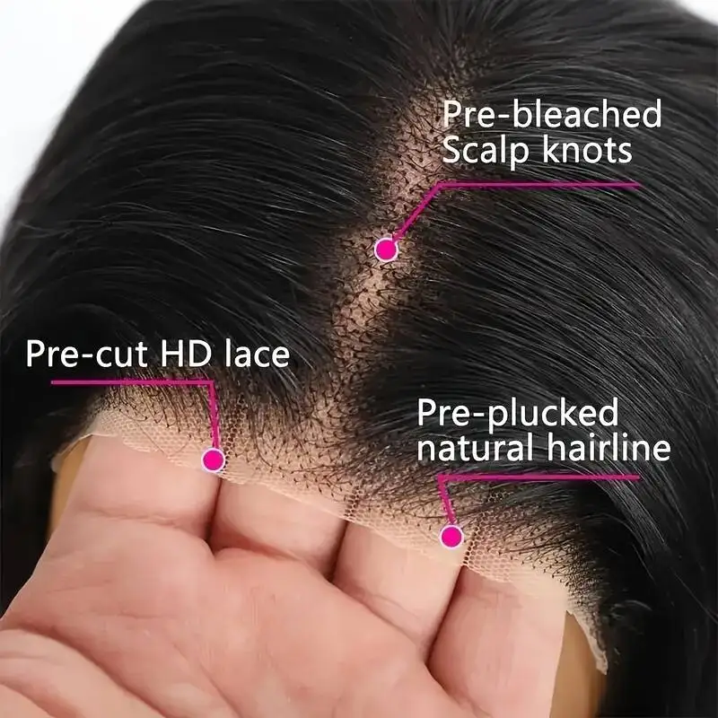 10インチショートカーリーボブウィッグレースフロント人毛ウィッグ220密度4x4ディープウェーブレースフロントウィッグブラジル人毛ウィッグ女性用