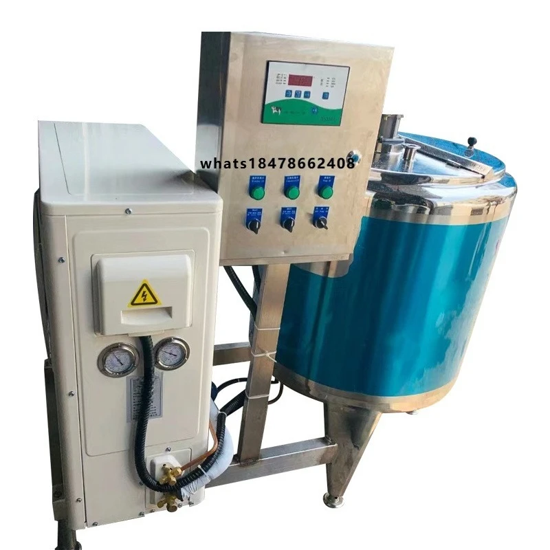 Factory Price Small Raw Storage Chiller Stainless Steel Receiving Milk Cooling tank