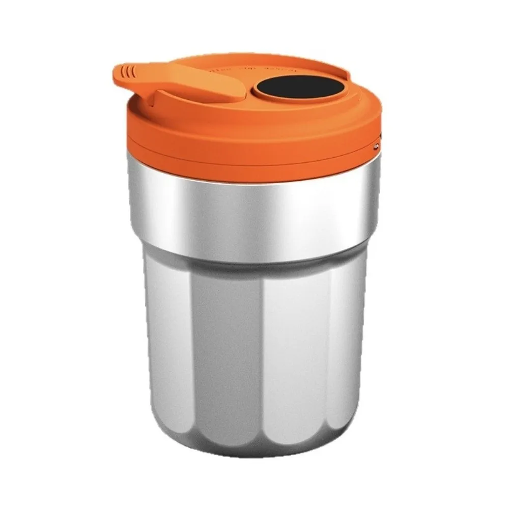 New Coffee Cup Style Car Ashtray 7 Color LED Light Metal Lining Garbage Storage Cup ABS Shell with Lid Car Ash Holder Car